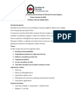 Instrucciones Trabajo Derecho Procesal Orgánico