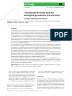 Cadotte, Carscadden, Mirotchnick - 2011 - Beyond Species Functional Diversity and The Maintenance of Ecological Processes and Services PDF