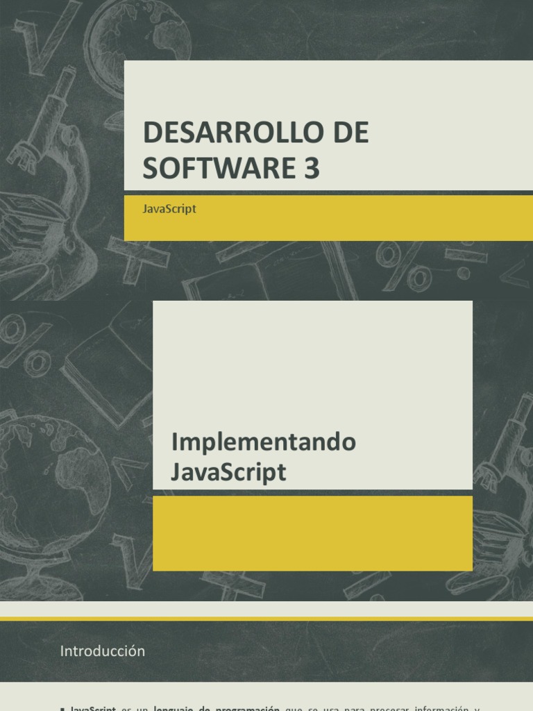7 DESARROLLO SOFTWARE3 JavaScript | PDF | Script Java | Lenguaje de ...