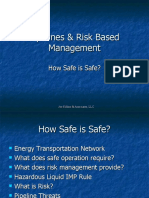 Pipelines & Risk Based Management