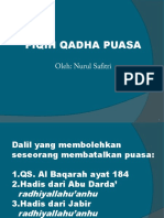 Fiqih Qadha Puasa