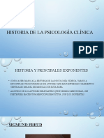 Historia de La Psicologia Clinica