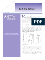 Back Hip Fullness: Pattern Alteration