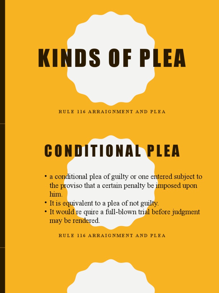 Rule 116 Jimenez | PDF | Plea | Arraignment