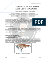 Optimum Design of An Industrial Warehouse Using Staad-Pro