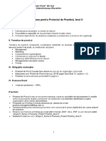 Practica - An 2 - Specializarea Management - 2019-2020 PDF