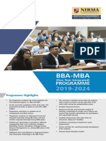 Bba-Mba: Programme