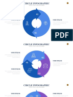 Green marketing circle infographic