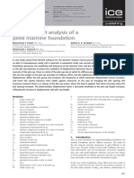 Finite-Element Analysis of A Piled Machine Foundation: Notation