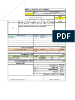 Tarjeta de Analisis de Precio Unitario: Constructora: Obra: FECHA: 18-05-2020 Rendimiento Hoja No. 1 DE 1
