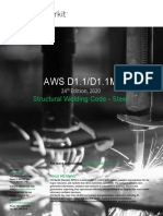 AWS D1.1/D1.1M: Structural Welding Code - Steel
