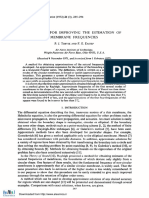(1972) A Method FOR IMPROVING THE ESTIMATION OF MEMBRANE FREQUENCIES