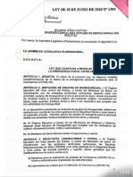 Ley #1300 de Inamovilidad Laboral Durante Todo El Periodo de Cuarentena 2020