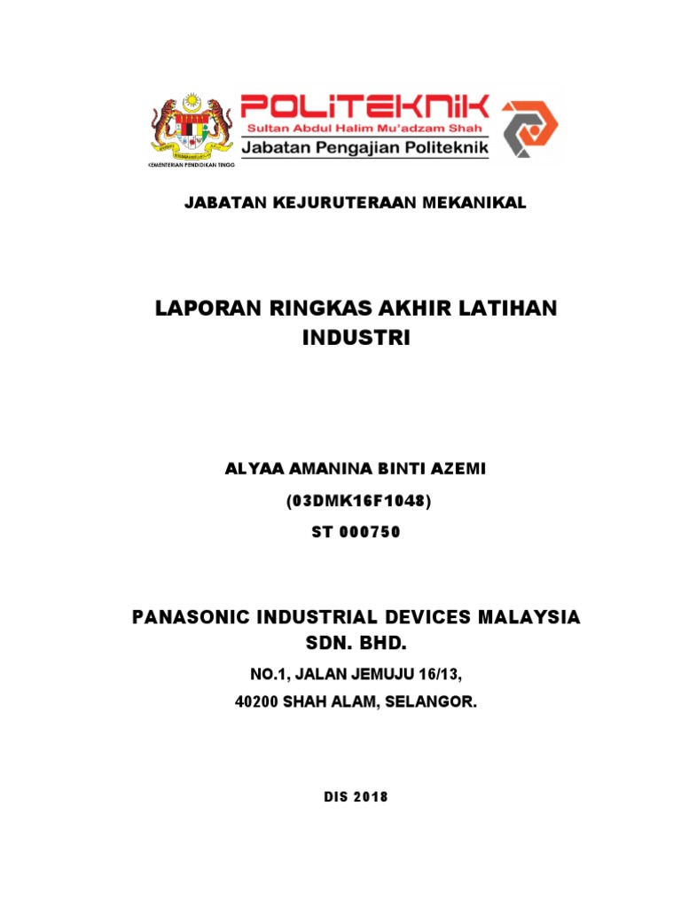 Report Alyaa Li Panasonic