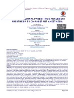 MODEL OF REGIONAL PARENTING MANAGEMENT ANESTHESIA BY CO-ASSISTANT ANESTHESIA