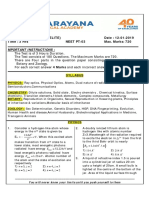 Sub: SR Bipc (Chaina & Elite) Date: 12-01-2019 Time: 3 Hrs Neet Pt-03 Max. Marks: 720