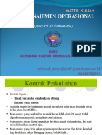 Gunadarma_Materi Kuliah Manajemen Operasional