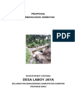 Proposal Pembangunan Jembatan