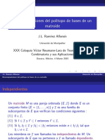 Descomposiciones Del Politopo de Bases de Un Matroide RAMIREZ