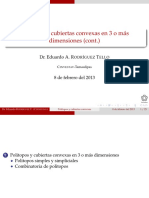 Politopos y Cubiertas Convexas en 3 o Más Dimensiones - Ródriguez Tello