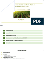 Plano de Desenvolvimento do Sector Agrário 2018-2022
