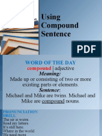 Using Compound Sentence: Lesson 2