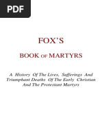 Foxes Martyrs