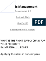 Logistic Management Asignment # 2