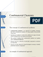 Combinatorial Chemistry: Medicinal Chemistry & Drug Discovery II (MSB)