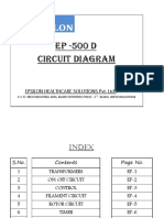 Circuit Diagram for Epsilon 500 D Medical Device