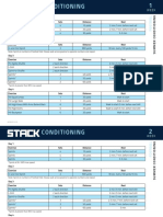 Day 1 Exercise Sets Distance Rest: Sprint at 95-100% Max Speed