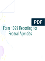 Form 1099 Reporting For Federal Agencies