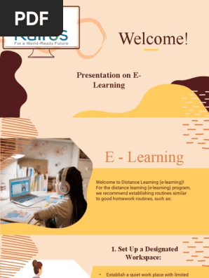 On E Learning Educational Technology Classroom
