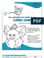 Furby Care Guide 2005 Asst 59294