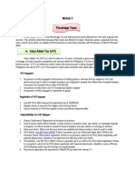 Percentage Taxes: Use BIR Form 2550M