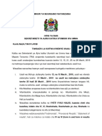 Tangazo La Kuitwa Kwenye Usaili Tra Tarehe 15 03 2019 PDF
