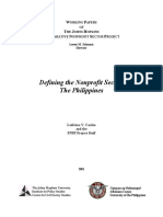 Defining Non Profit Sector in the Philippines.pdf