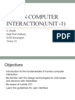 Human Computer Interaction-U1