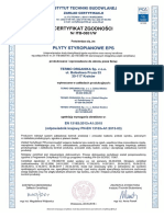 Certyfikat Itb 0851 Termo Organika