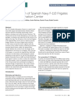 Optimal Design of Spanish Navy F-110 Frigates Combat Information Center