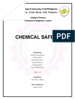 Chemical Safety Risk Assessment and Management