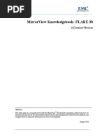 EMC MirrorView Knowledgebook - FLARE 30-A Detailed Review