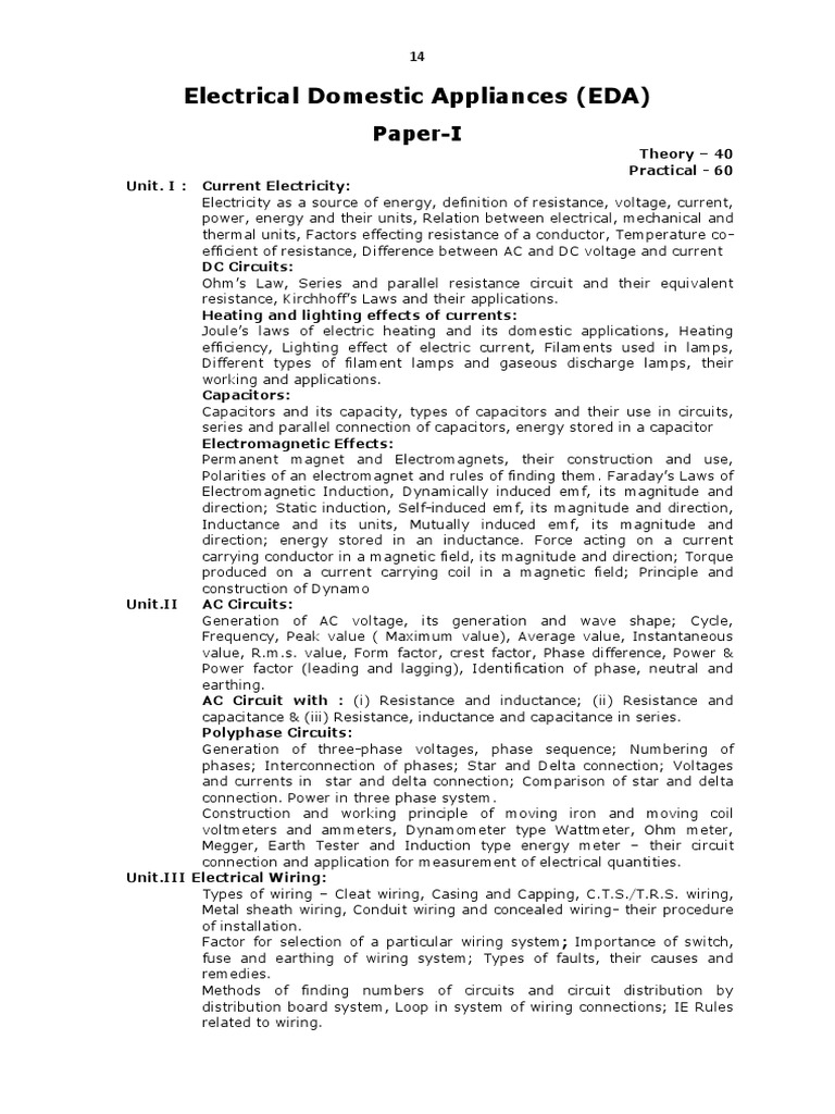 Electrical Domestic Appliances PDF Electric Motor Alternating Current