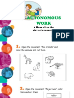 Autonomous work-Class 5-Transition 2
