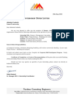 Internship Offer Letter - Abhishek Vashisth PDF