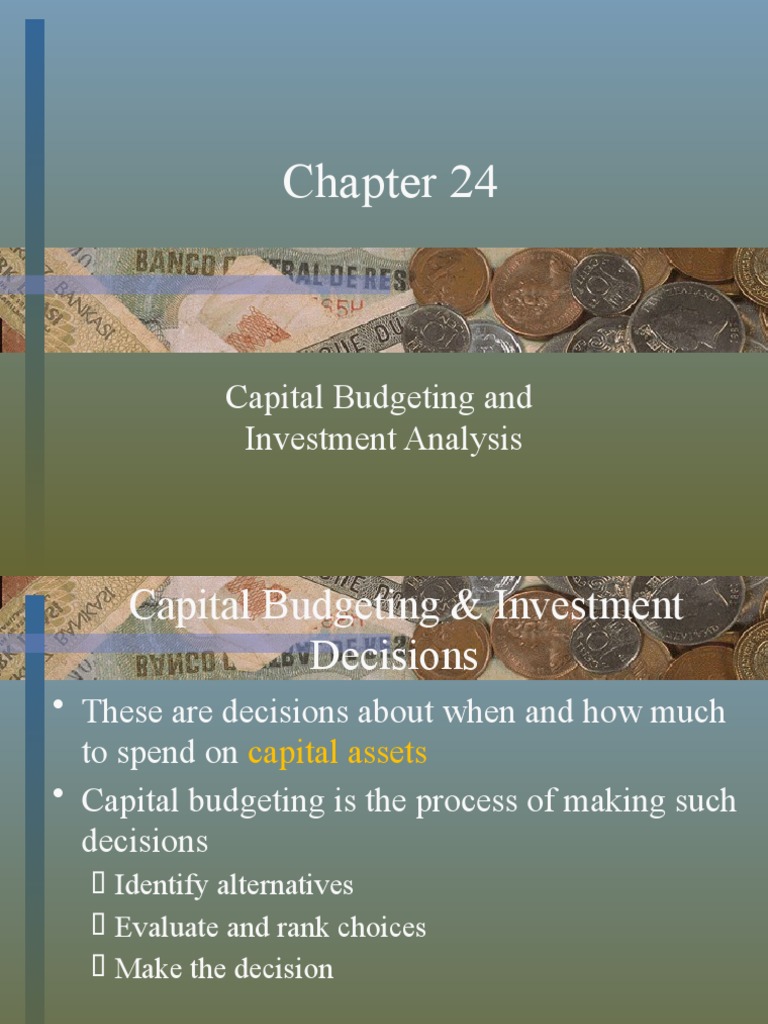 Capital Budgeting & Investment Analysis | PDF | Internal Rate Of Return ...