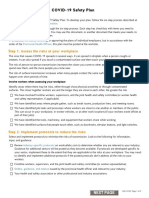 Covid 19 Safety Plan PDF en PDF