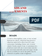 ROADS AND PAVEMENTS