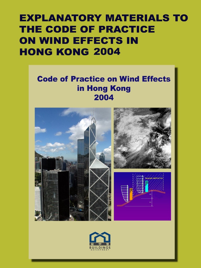Explanatory Materials For Hong Kong Wind Code 2004 PDF | PDF | Wind ...
