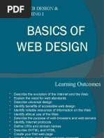 Rcs 123: Web Design & Programming I